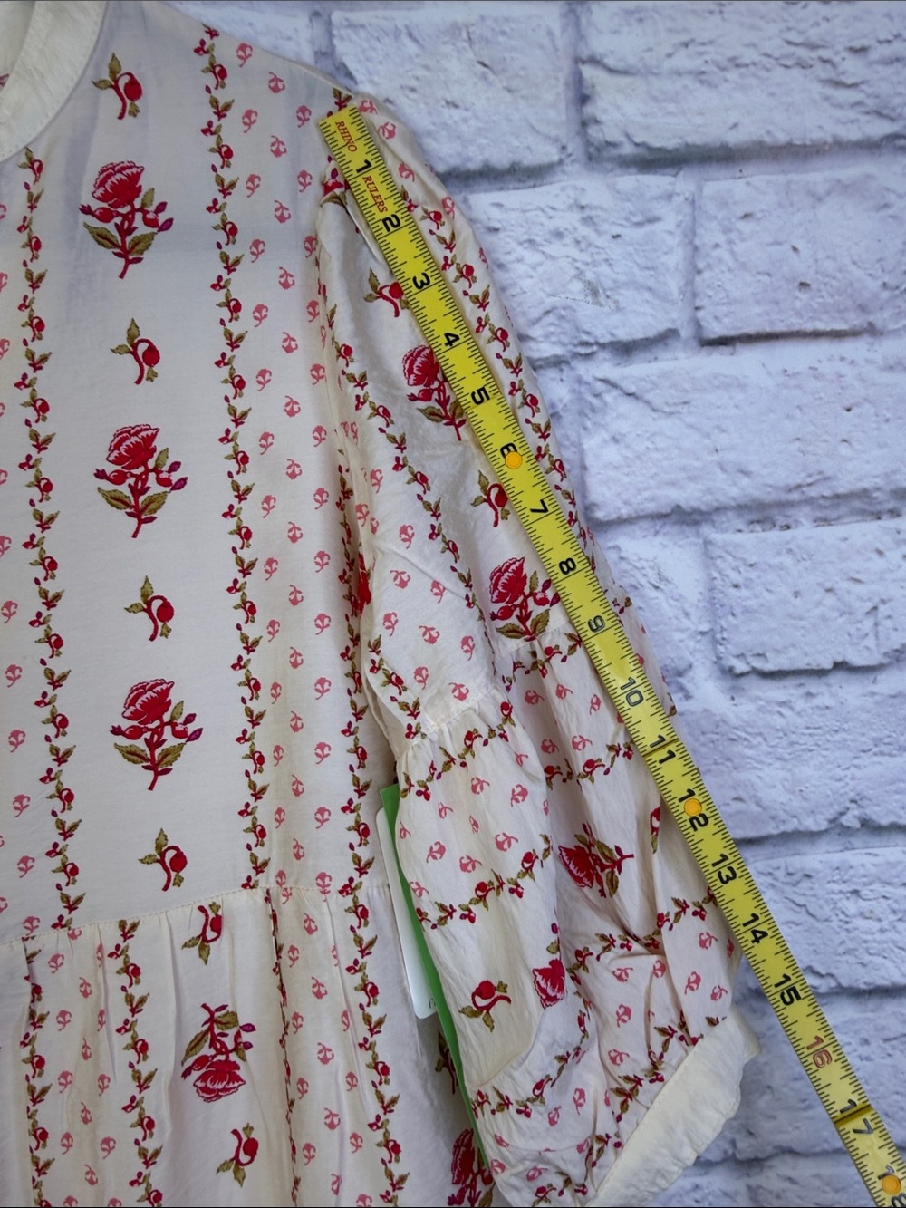 Anthropologie Figueroa Flower midi floral boho size PM new - Picture 8 of 9